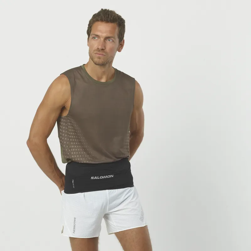 Salomon Adv Skin Running Waist Belt in Deep Black-2